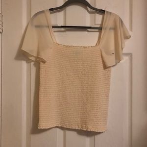 Theory smocked Top